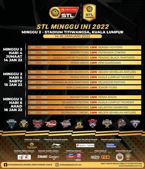 jadual stl 2024 venue